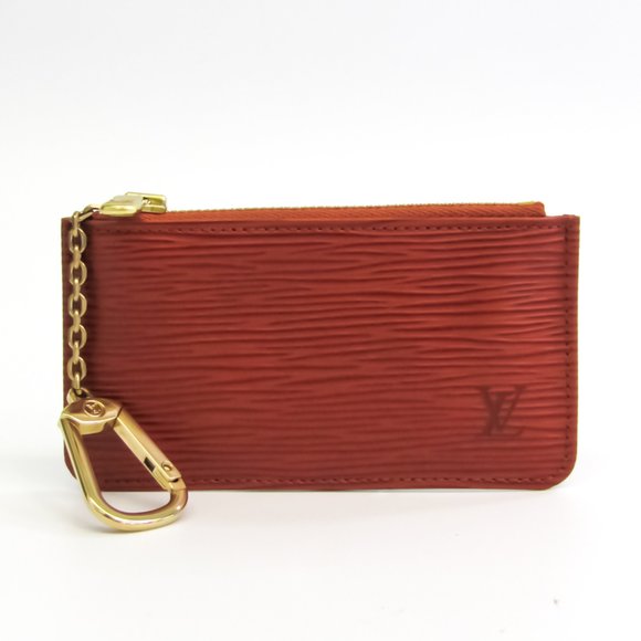 Louis Vuitton Handbags - LOUIS VUITTON Epi Pochette Cle M63803 Unisex Epi Leather Coin Purse/coin Case Ke